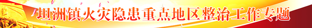 坦洲鎮(zhèn)火災(zāi)隱患重點地區(qū)整治工作專欄